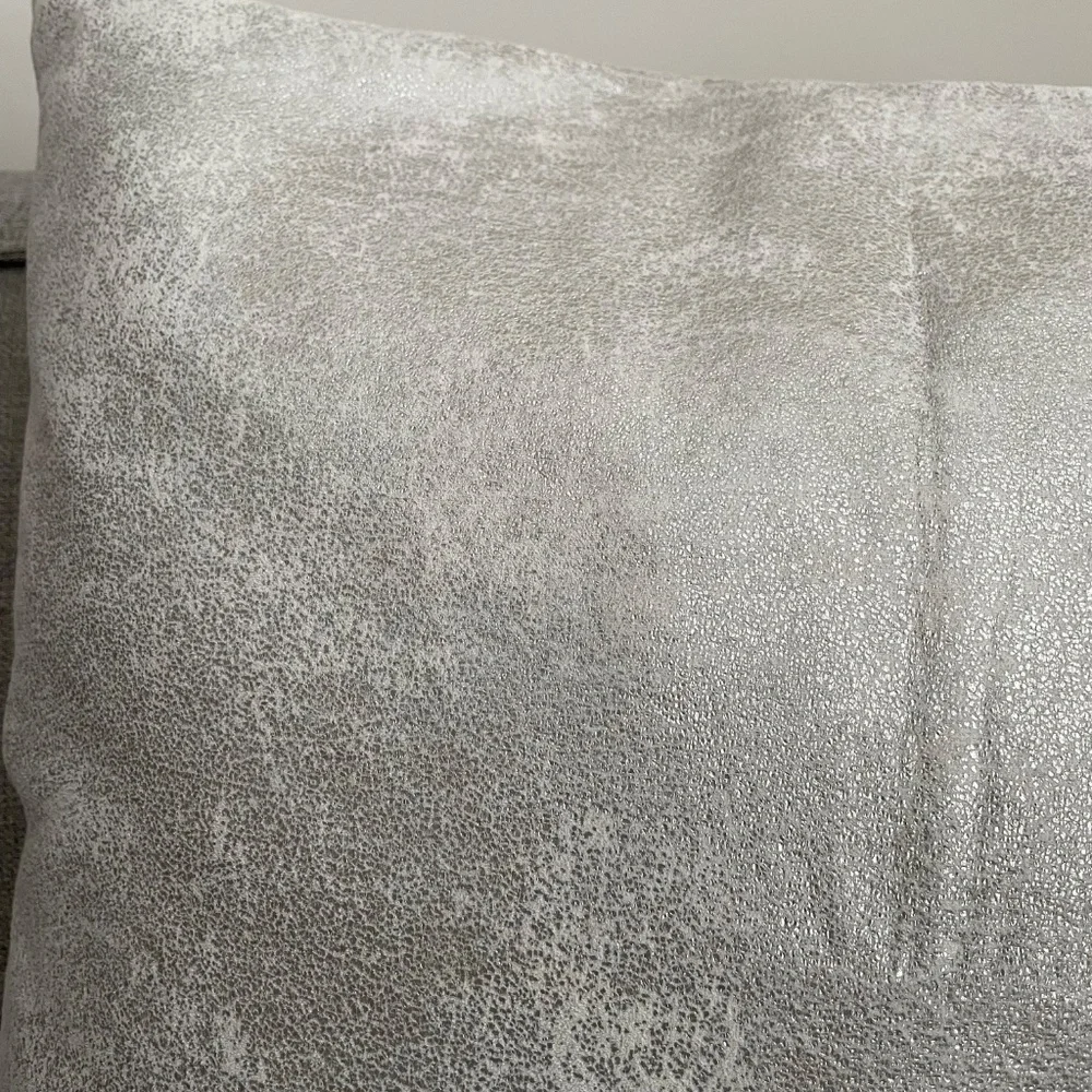 West Elm Metallic Texture Pillow Cover 20x20 (PREOWNED)